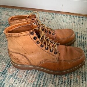 Vintage Moc Toe Leather Workboots